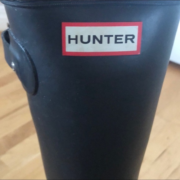 Black Hunter Boots w/ Fleece Socks - Picture 9 of 11
